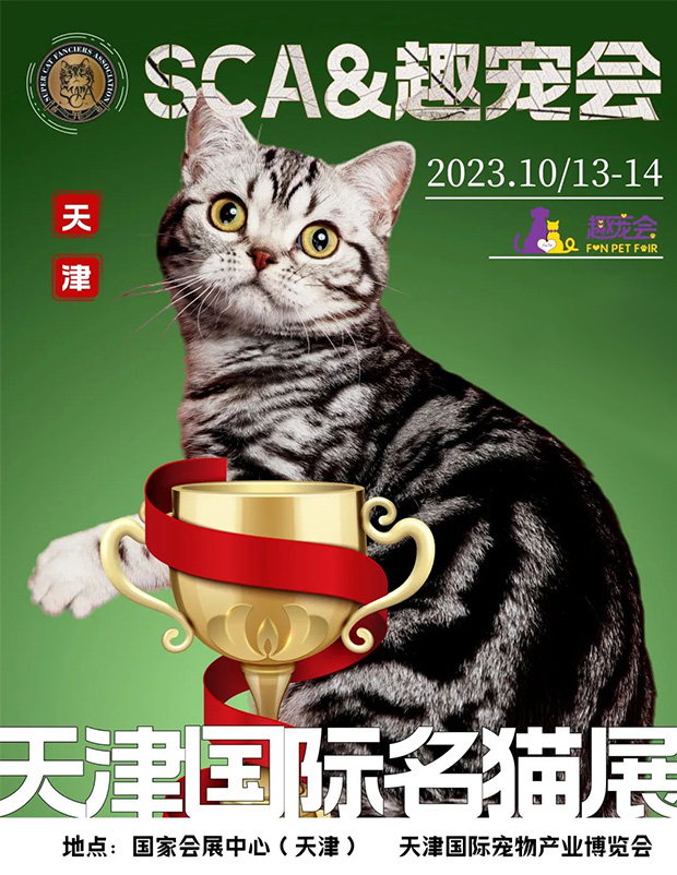 趣宠会&SCA携手打造天津2023国际名猫展