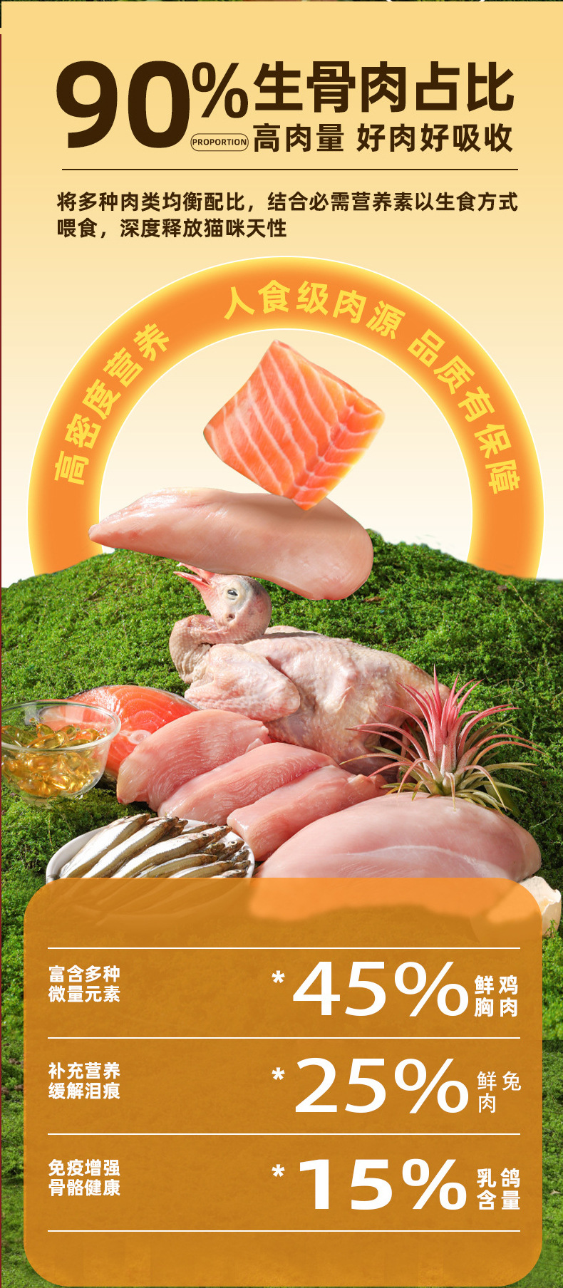 冒险与它兔肉乳鸽生骨肉主食猫罐头170g（不包邮）