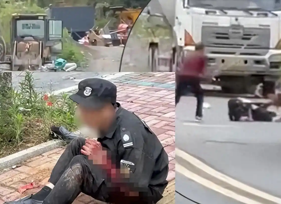 恶犬拖咬男子,伤者家属:狗主人已找到,伤口有感染风险