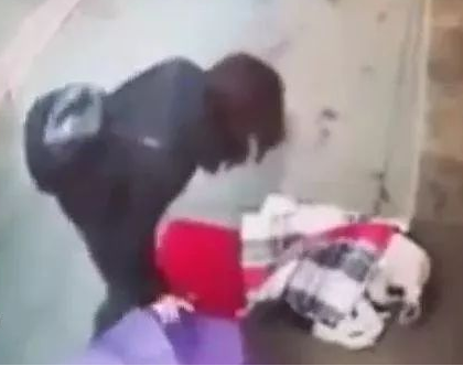 狗狗冷得蜷缩街边,善解人意女子把自身的围脖赠给狗狗防寒保暖,暖化了
