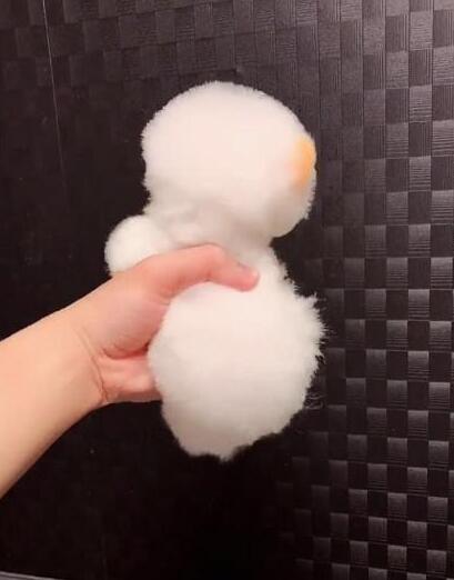 以为只是一团泡沫,当狗狗缓缓转过身时,萌到少女心爆棚