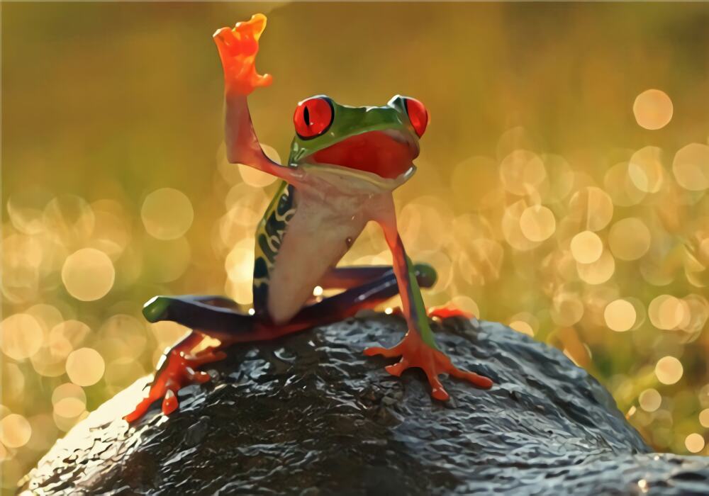 红眼树蛙身份信息