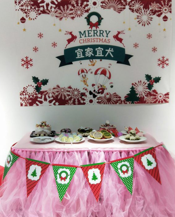 提供日托服务的狗狗幼稚园 举办圣诞趴超热闹
