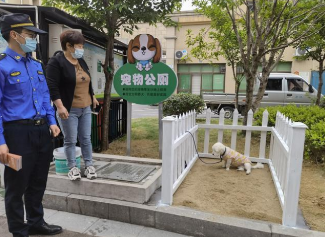 文明养犬有新招,湖州长兴“宠物公厕”上线啦