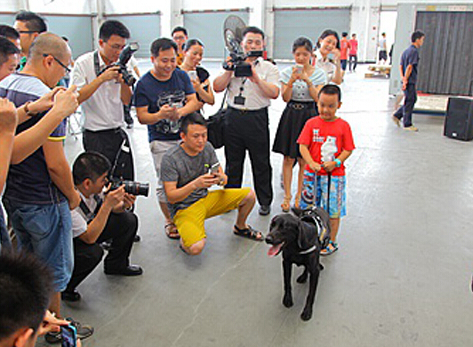 缉毒宣传活动上缉毒犬现场表扬惊呆现场观众