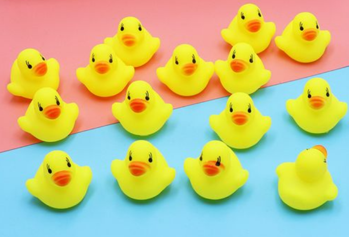 狗狗吞掉32只玩具小黄鸭主人带其到宠物医院动手术才取出