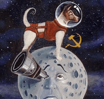 上世纪苏联将1只流浪狗送上太空,时隔63年,至今仍漂浮在太空中