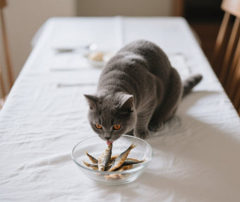英国短毛猫的图片，采用写实宠物摄影风格