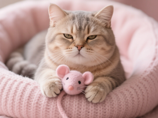 苏格兰折耳猫​展现它们温顺可爱的圆萌特质和独特的