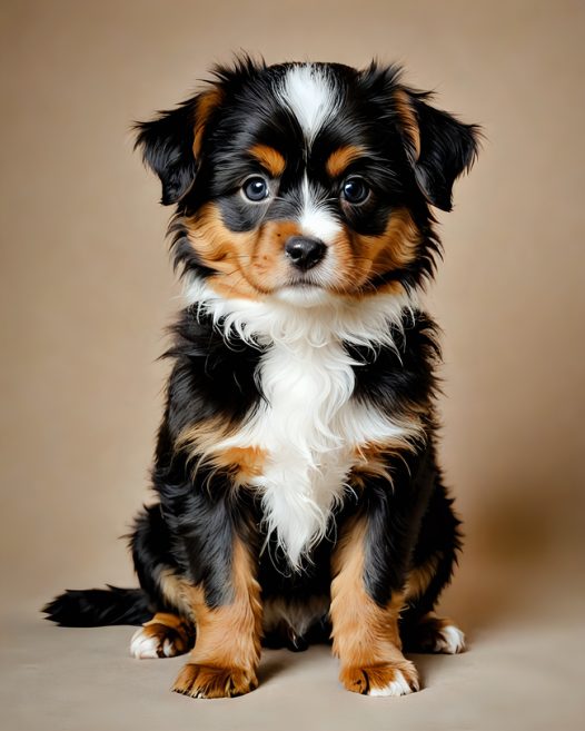 可爱瑞士伯恩犬写真摄影图片