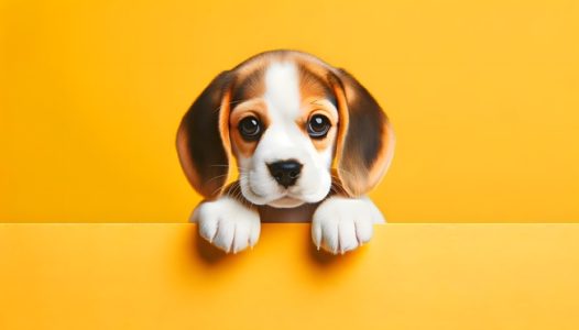 可爱比格犬萌宠狗狗写真图片