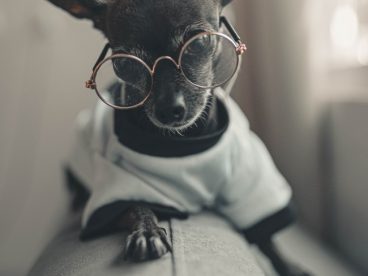 黑色吉娃娃狗狗图片