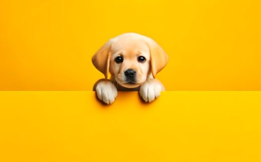 可爱拉布拉多萌犬写真图片