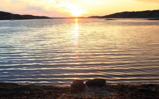 海上日落唯美图片