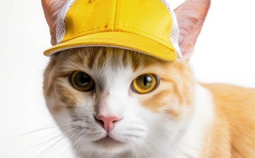 可爱戴帽小花猫图片