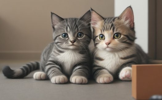 可爱金吉拉猫摄影图片