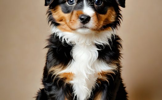 可爱瑞士伯恩犬写真摄影图片