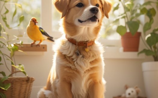 室内家居可爱萌狗狗图片