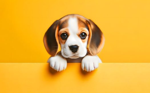 可爱比格犬萌宠狗狗写真图片