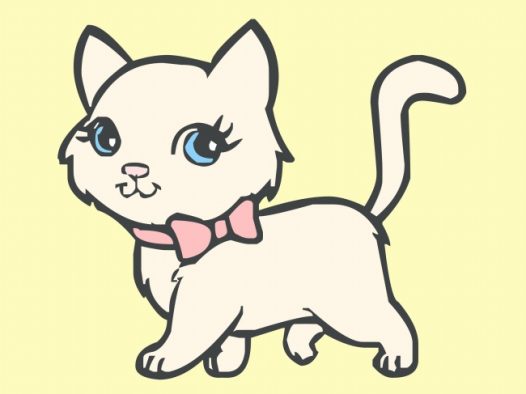 卡通小猫咪图片