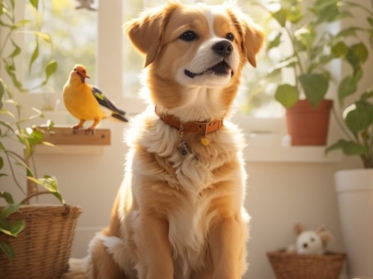 室内家居可爱萌狗狗图片