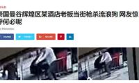 疑因姿势不对，男子投喂流浪狗被咬，恼羞成怒把狗打死