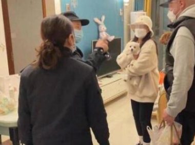 遛狗扑倒小孩，狗主人却称“狗比娃金贵”！警方：处罚狗主人1300元